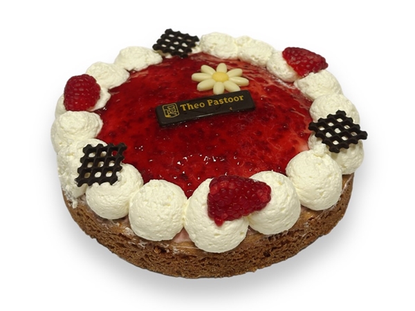 Frambozen bavaroisvlaai&nbsp;4-6p
