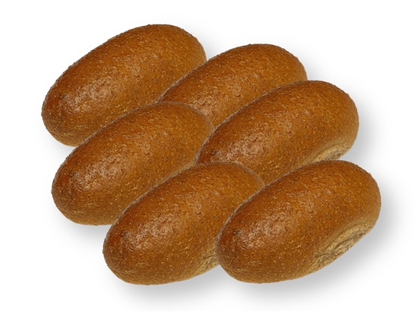 Voordeelzak: 6 volkoren puntjes