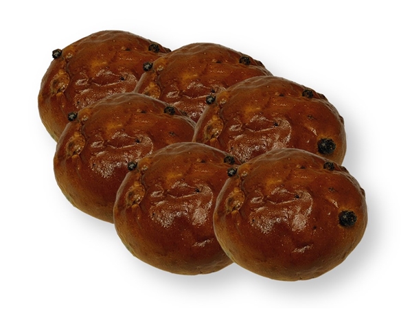 Voordeelzak: 6 krentenbollen